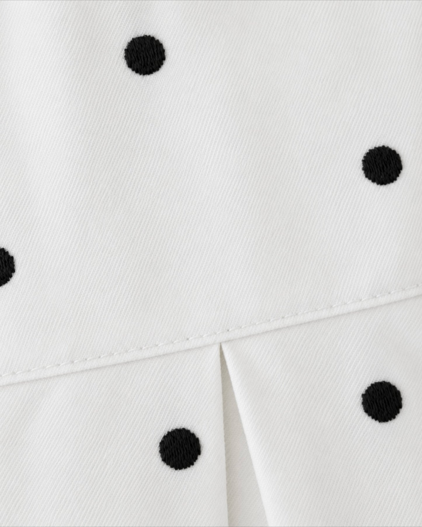 Falda Polka Dots Blanca