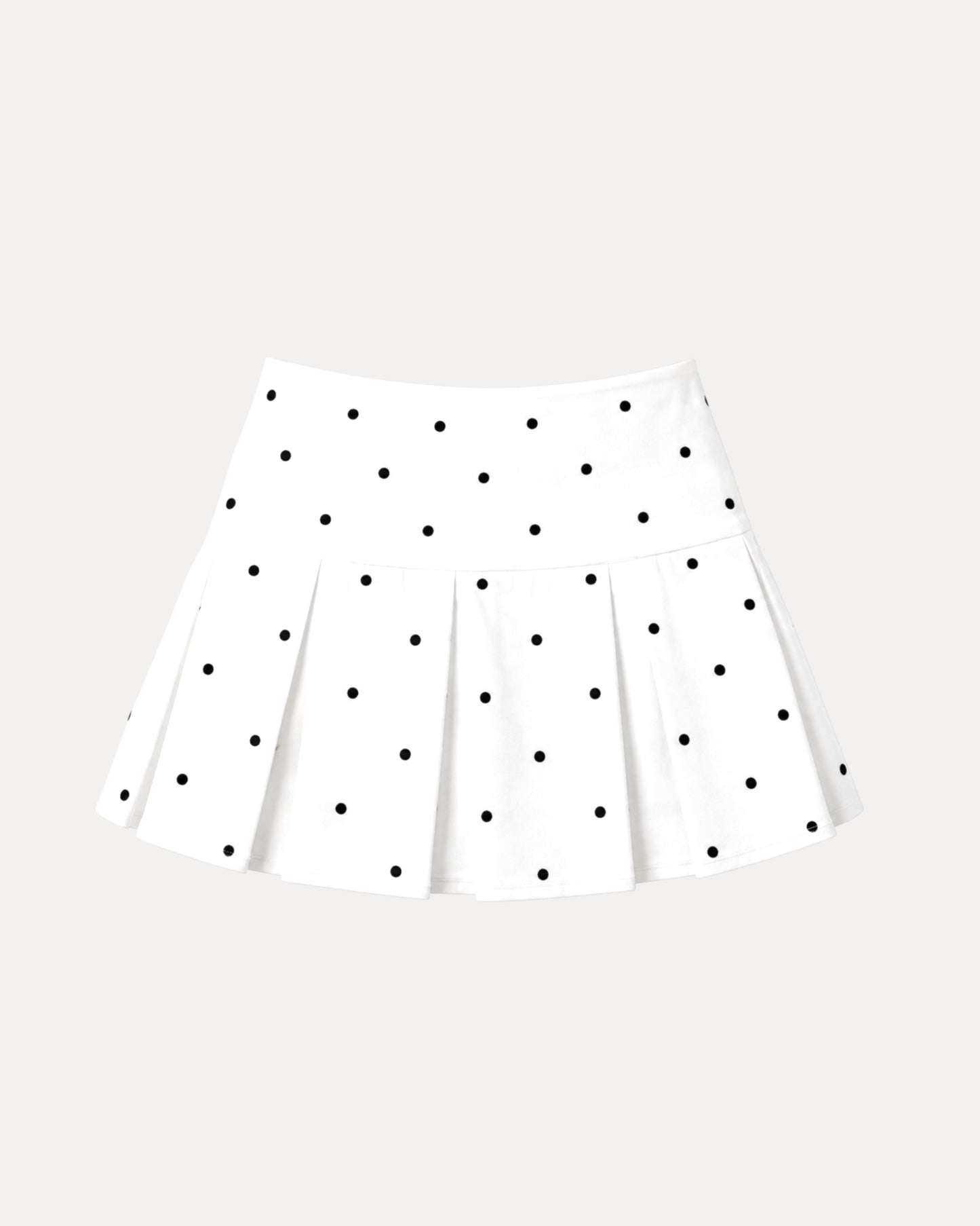 Falda Polka Dots Blanca